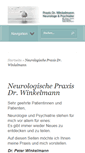 Mobile Screenshot of praxis-dr-winkelmann.de